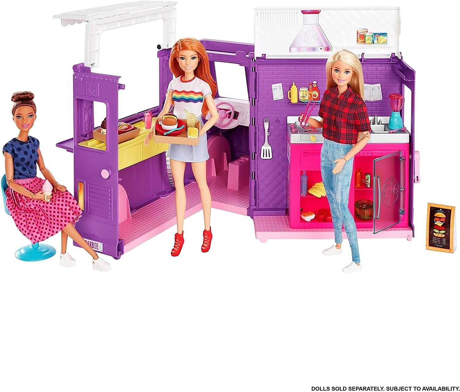 Набор Барби Фургончик с едой Кафе на колесах Barbie Fun Food Truck