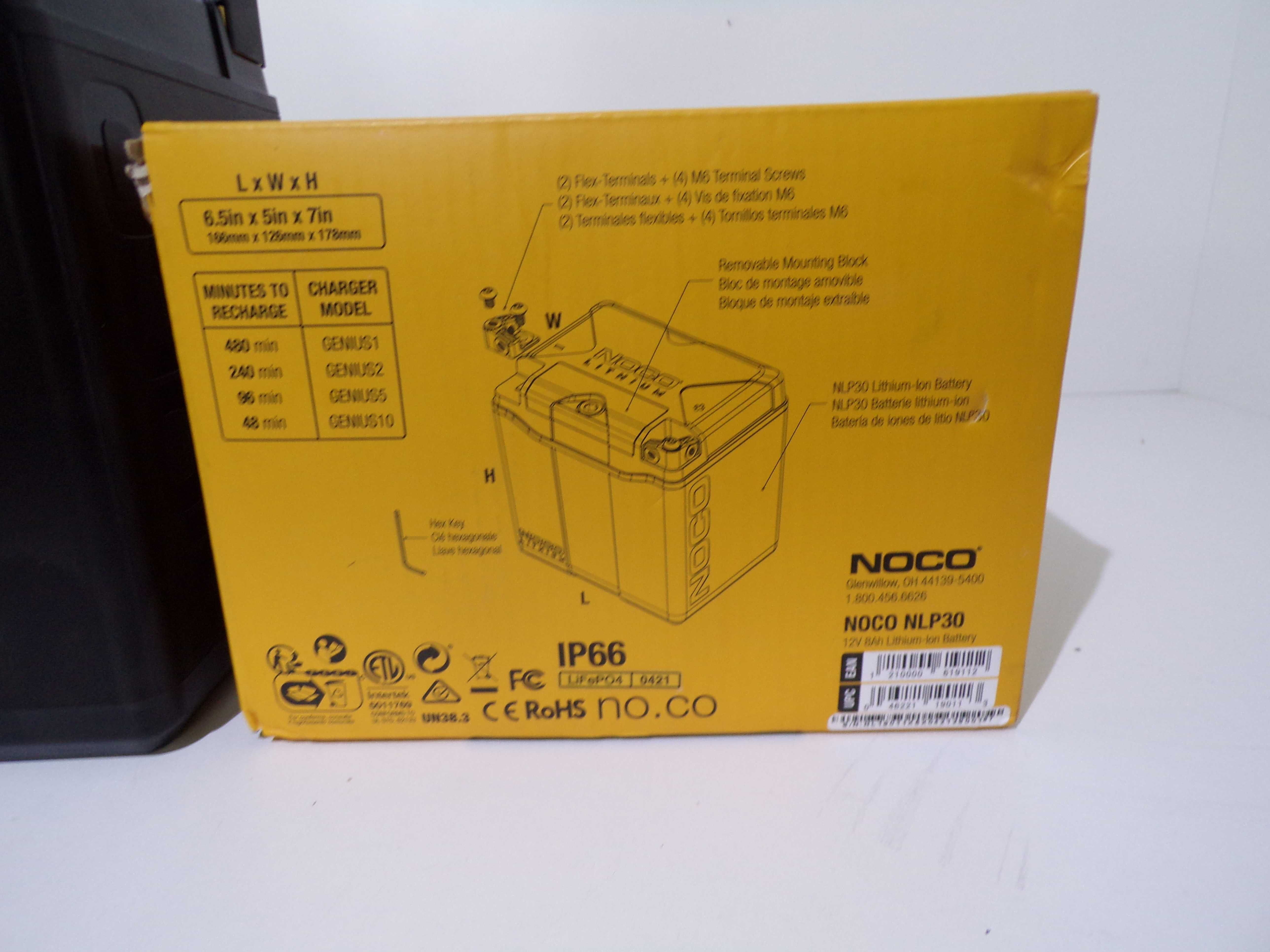 Akumulator NOCO NLP 30 12V 700A Lithium-ion Powersports