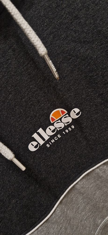 Bluza ellesse bawełniana szara kangurka sportowa M / L
