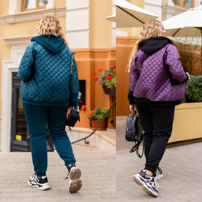 Жіночий  спортивний костюм куртка і штани на флісі 48-50 52-54 56-58