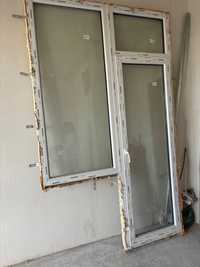 Продам балконний блок вікно та двері