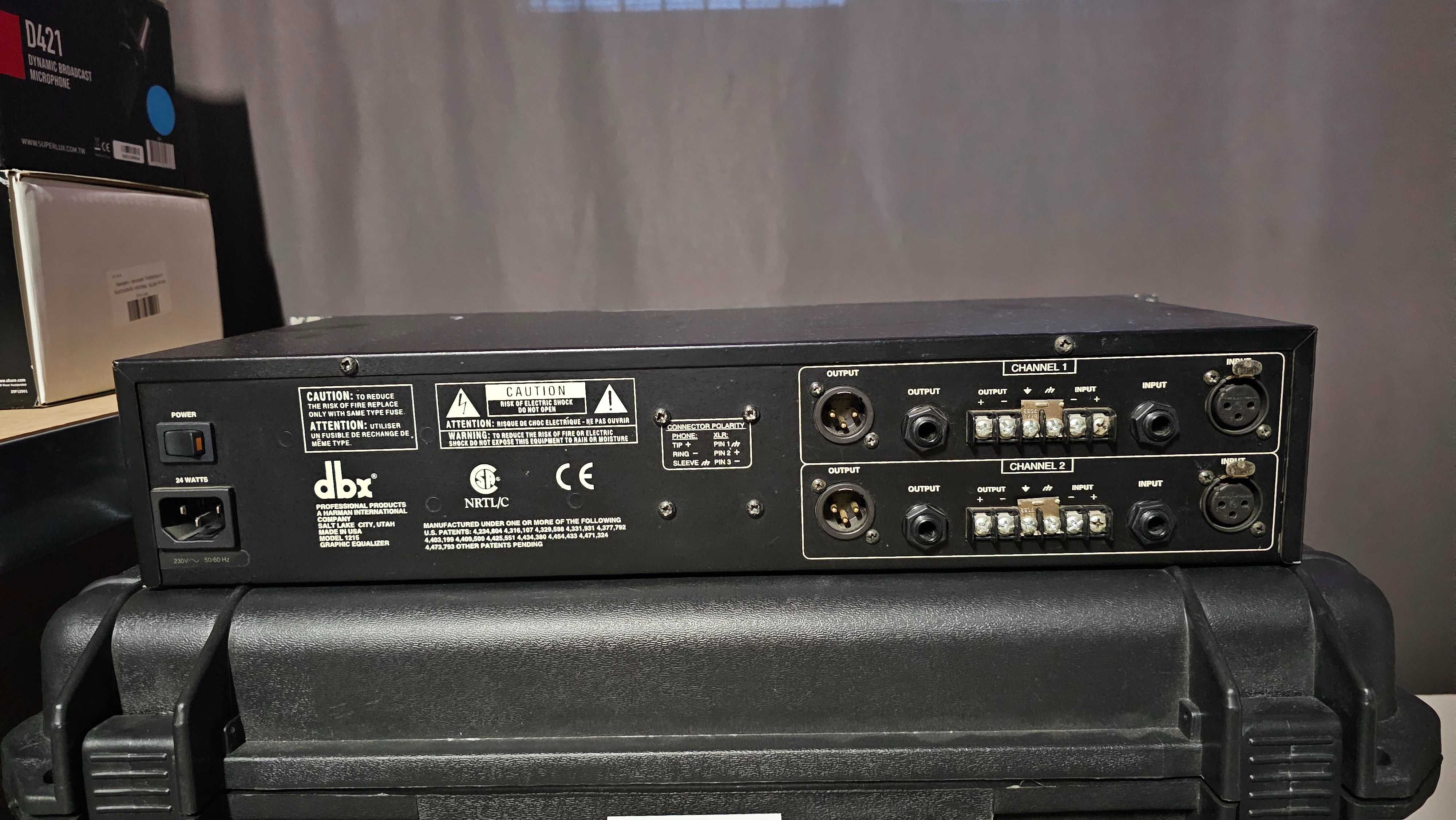 DBX 1215 Korektor graficzny MADE IN USA mixer eq rack equalizer