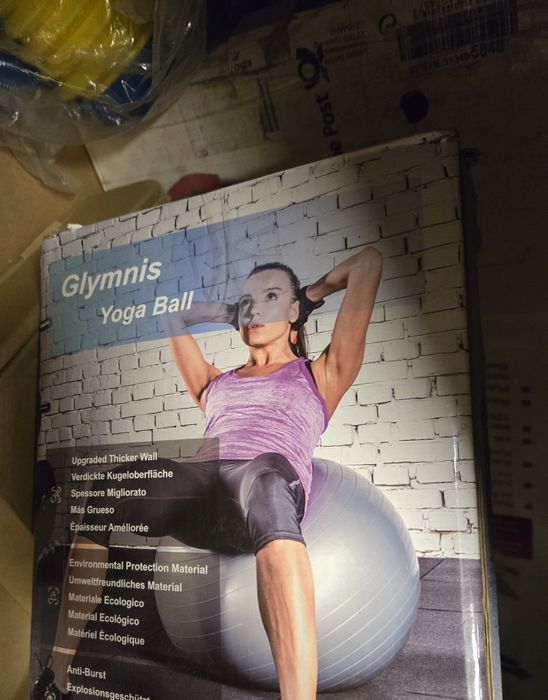 Glymnis Piłka gimnastyczna z pompą 65 cm