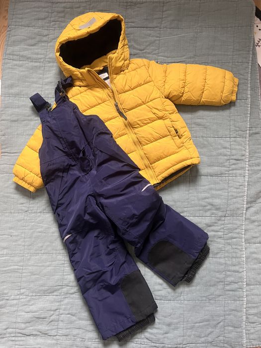 Kurtka H&M zimowa 3-4 year i kombinezon lupilu