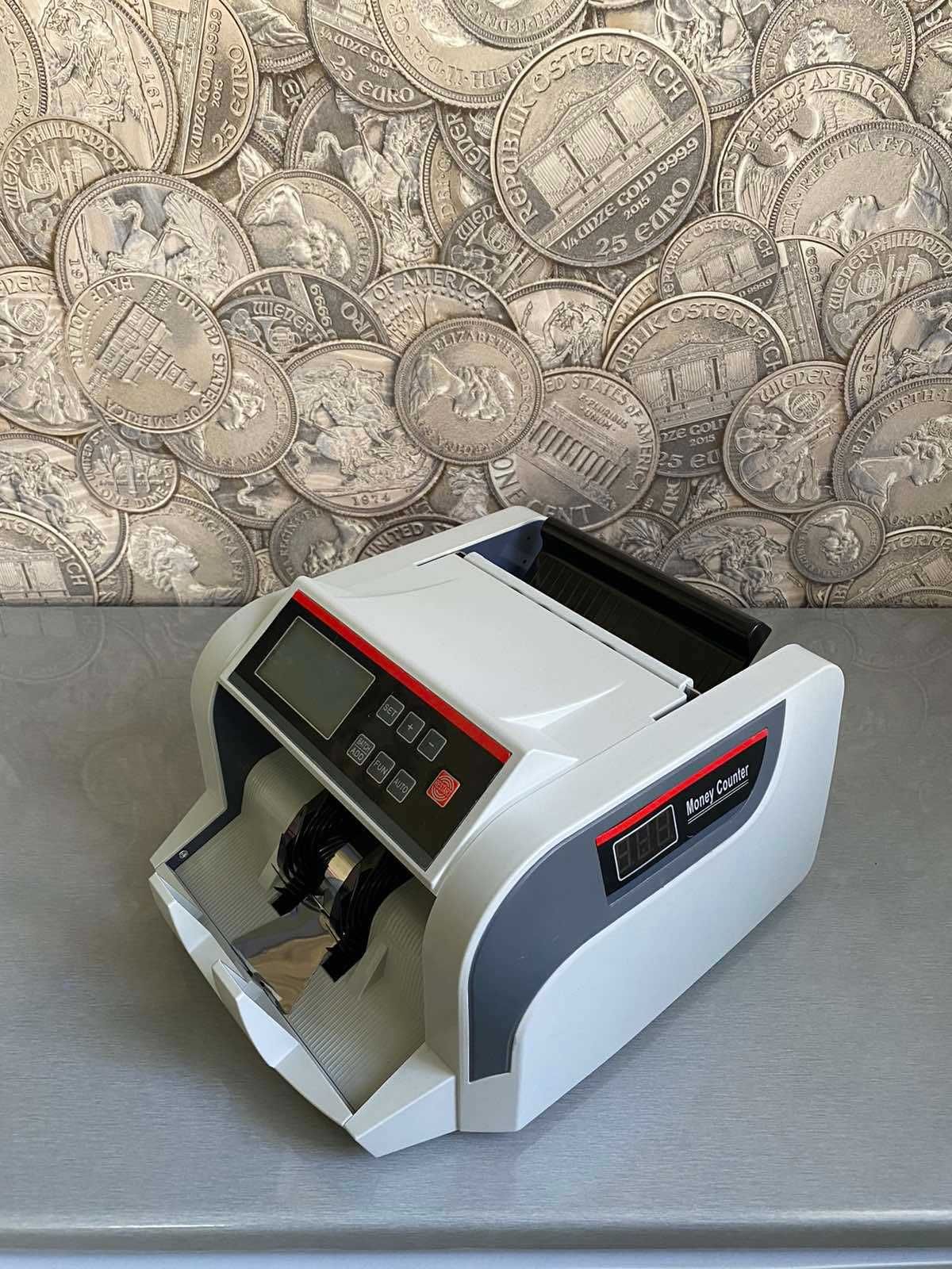 Счетная машинка для денег с детектором валюты