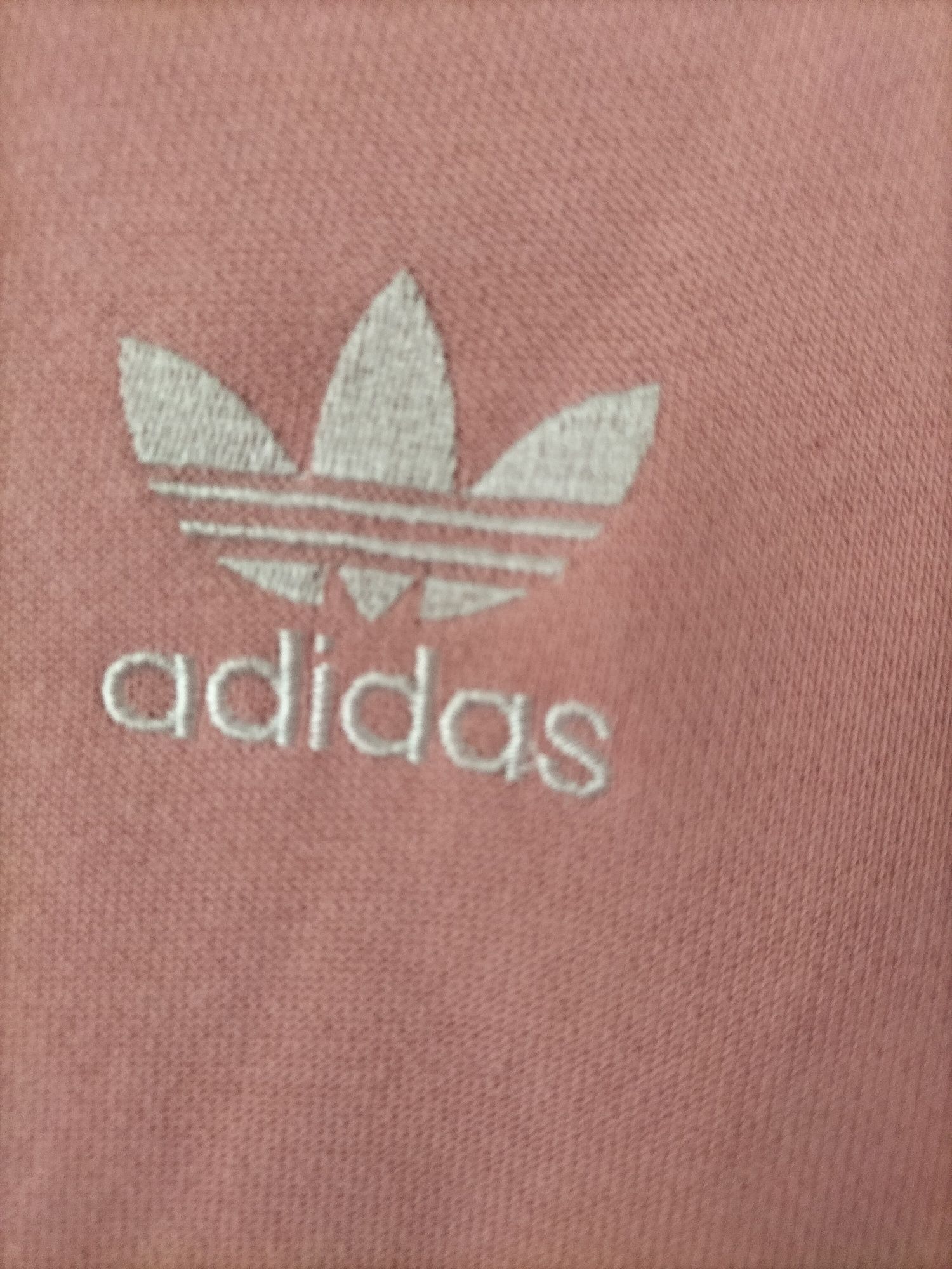 Piękna różowa bluza adidas dla dziewczynki 146/152