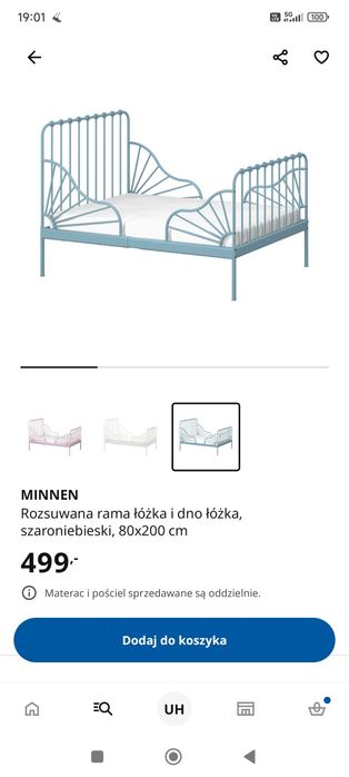 Łóżko MINNEN IKEA rośnie razem z dzieckiem
