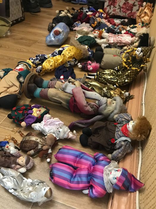 Коллекция старинных немецких клоунов и кукол