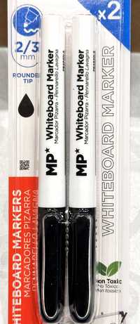 2x Marker do tablic czarny whiteboard marker 2-3mm