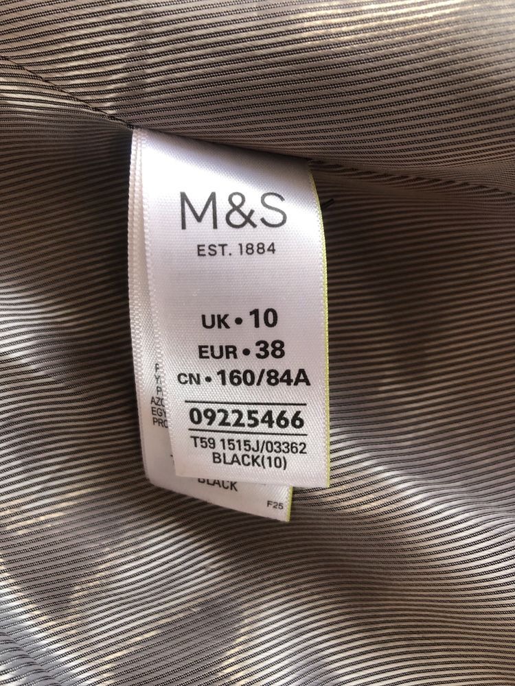 Піджак жіночий чорний розмір М M&S