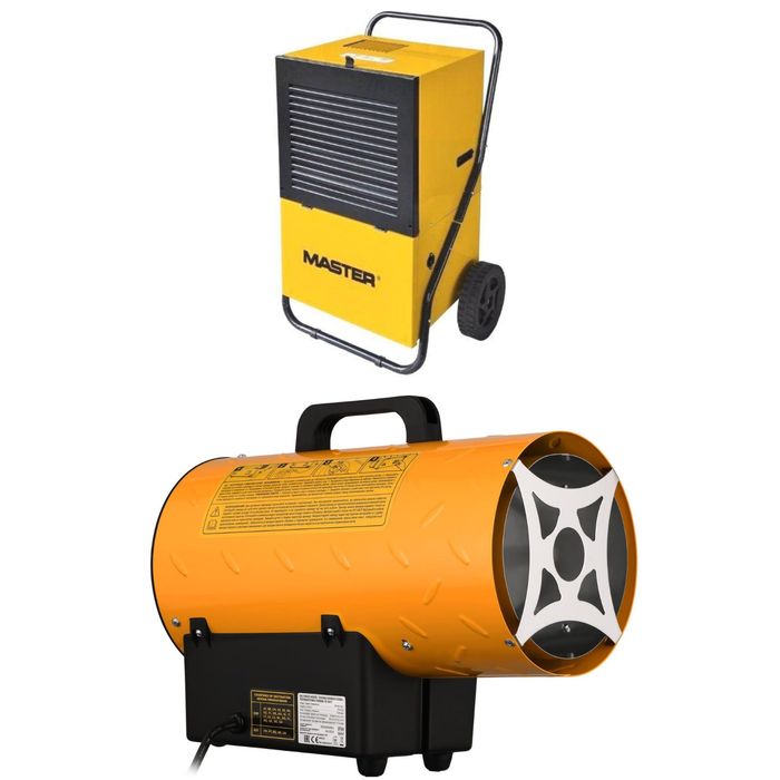 Оренда прокат осушувач повітря поглинач вологи  теплова гармата пушка