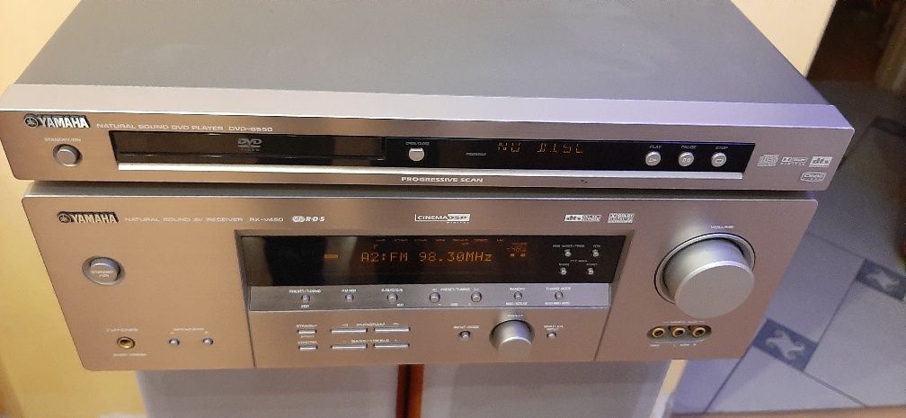 Yamaha kino domowe DVD amplituner kolumny
