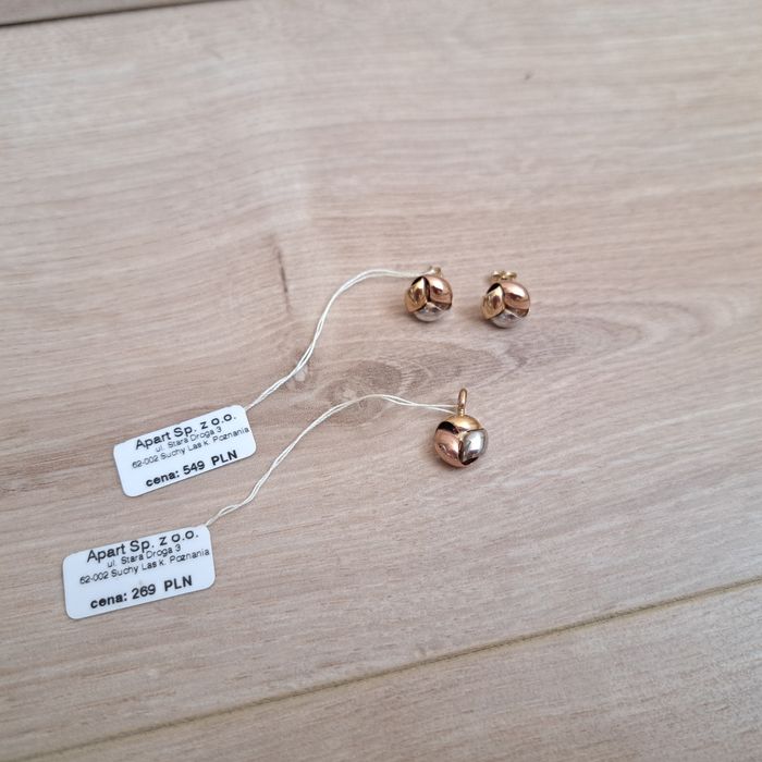 Kolczyki + zawieszka Apart