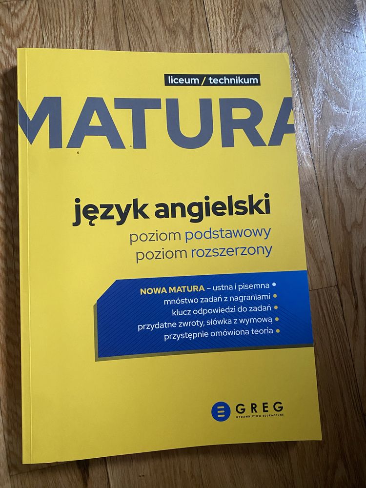 Ksiązka maturalna angielski