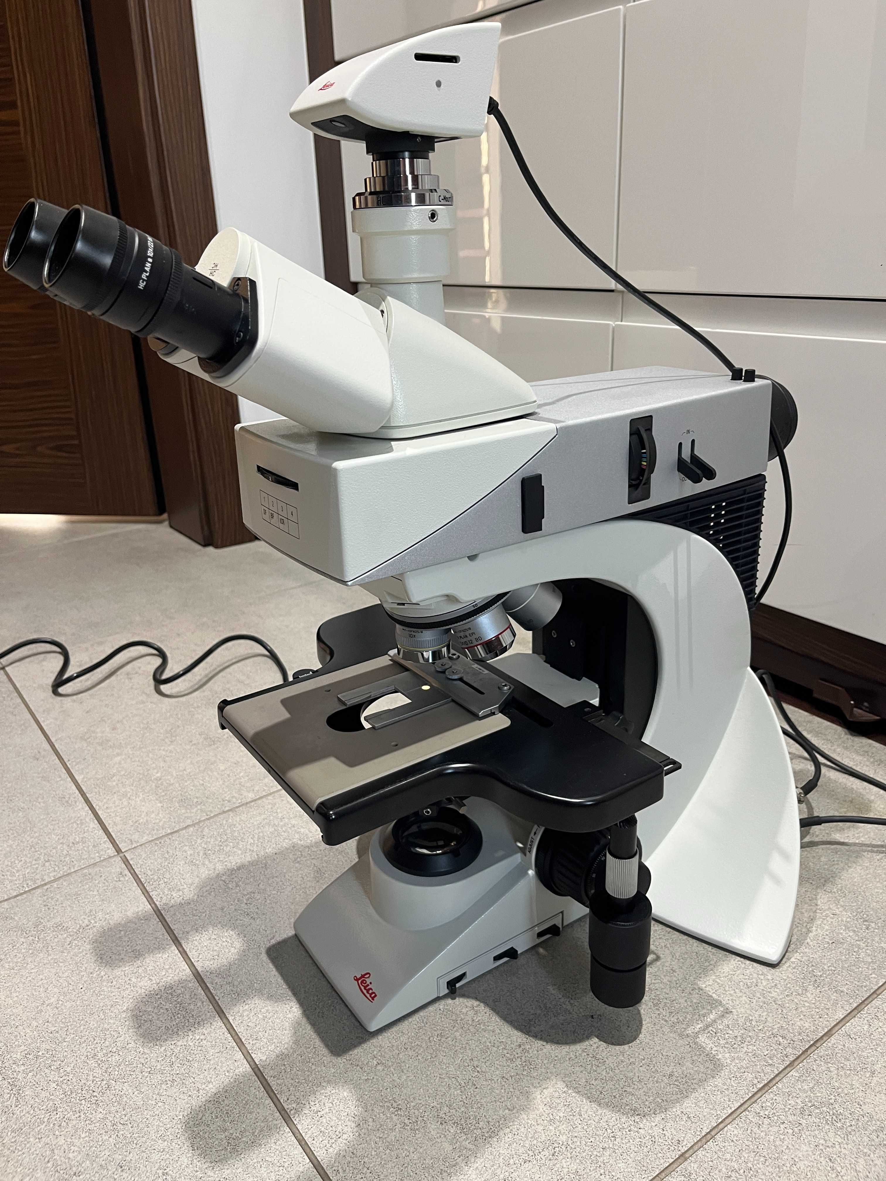 Mikroskop Metalograficzny Leica DM2700 M z Kamerą i Oświetleniem RL TL