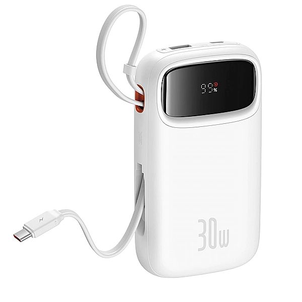 Powerbank Baseus QPow 2/20000mAh 30W z 2 wbudowanymi kablami USB-C - b