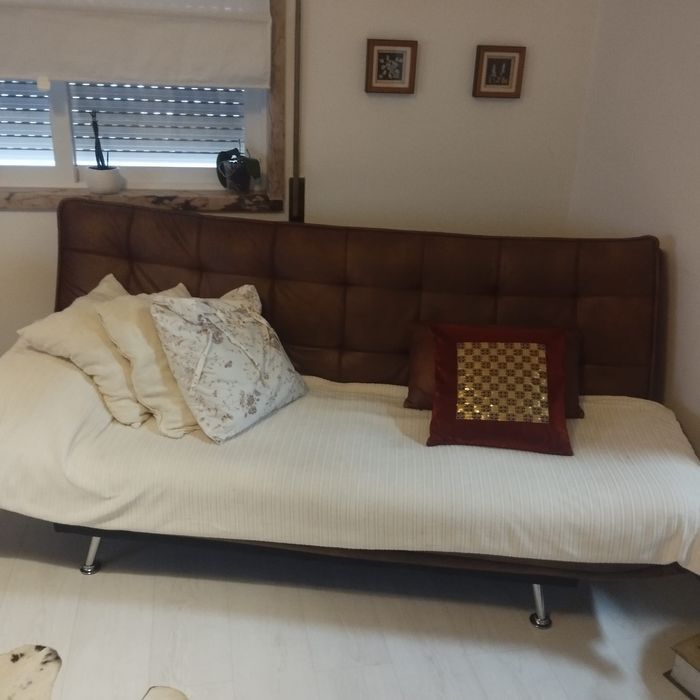 Sofá cama super prático