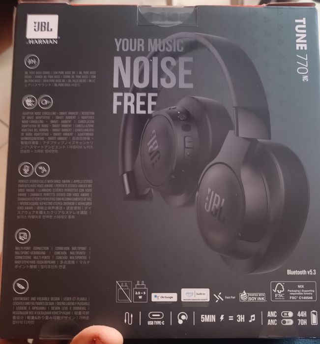 Słuchawki JBL tune 770 nc