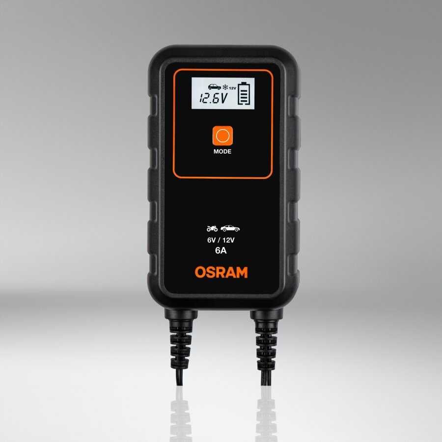 Inteligentny Prostownik Ładowarka OSRAM BATTERY CHARGE 8A 12/24V