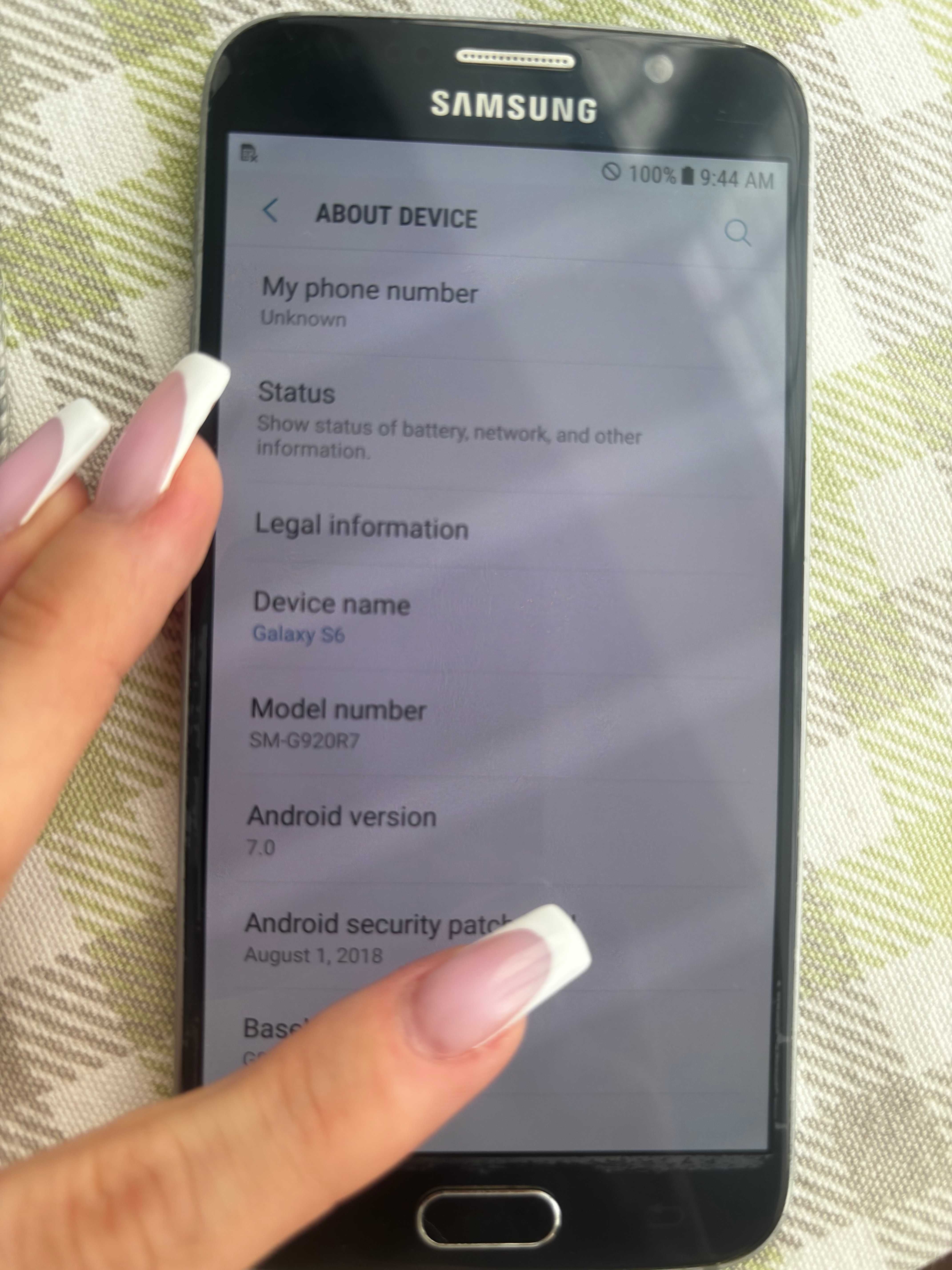 Телефон Samsung Galaxy S6