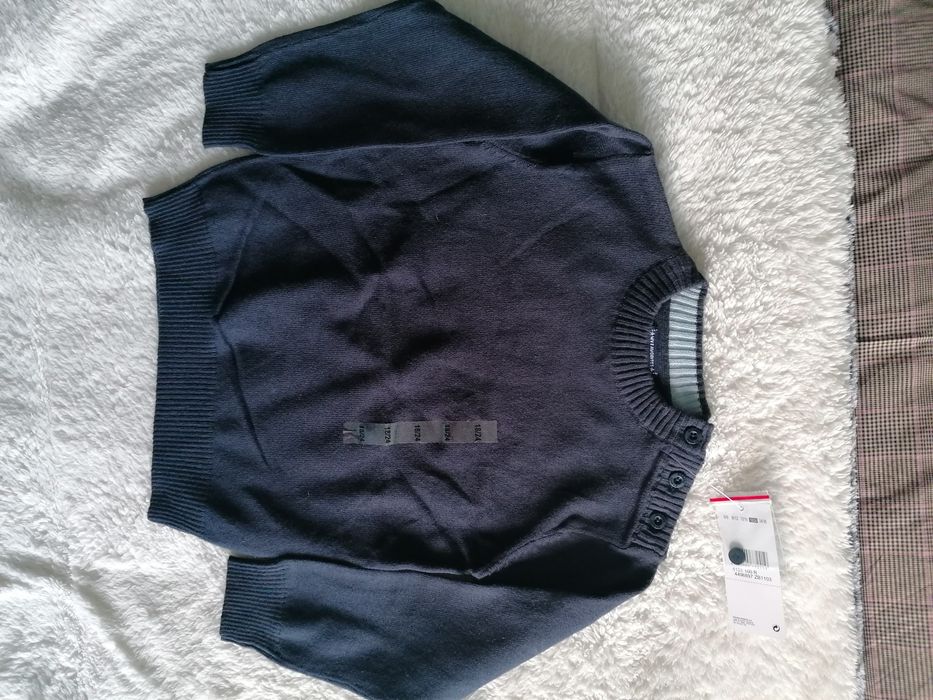 Camisola /pullover bebé azul marinho