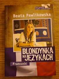 Blondynka na językach FRANCUSKI Kurs językowy książka + mp3 Nowa