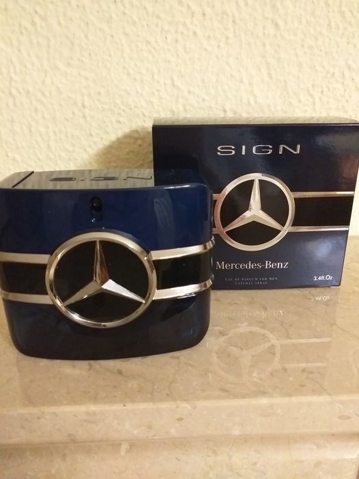 Frasco Perfume Vazio Com Caixa "Mercedes"