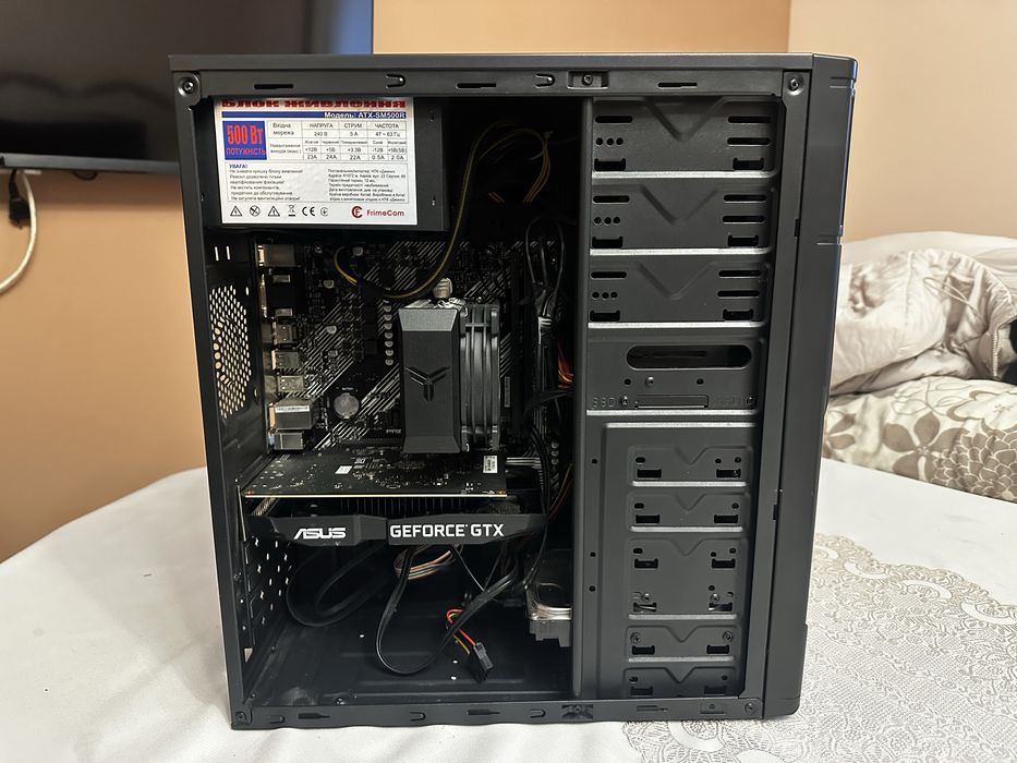 Ігровий ПК, ryzen 5 3600, gtx 1650, 16Г 3600 оперативи