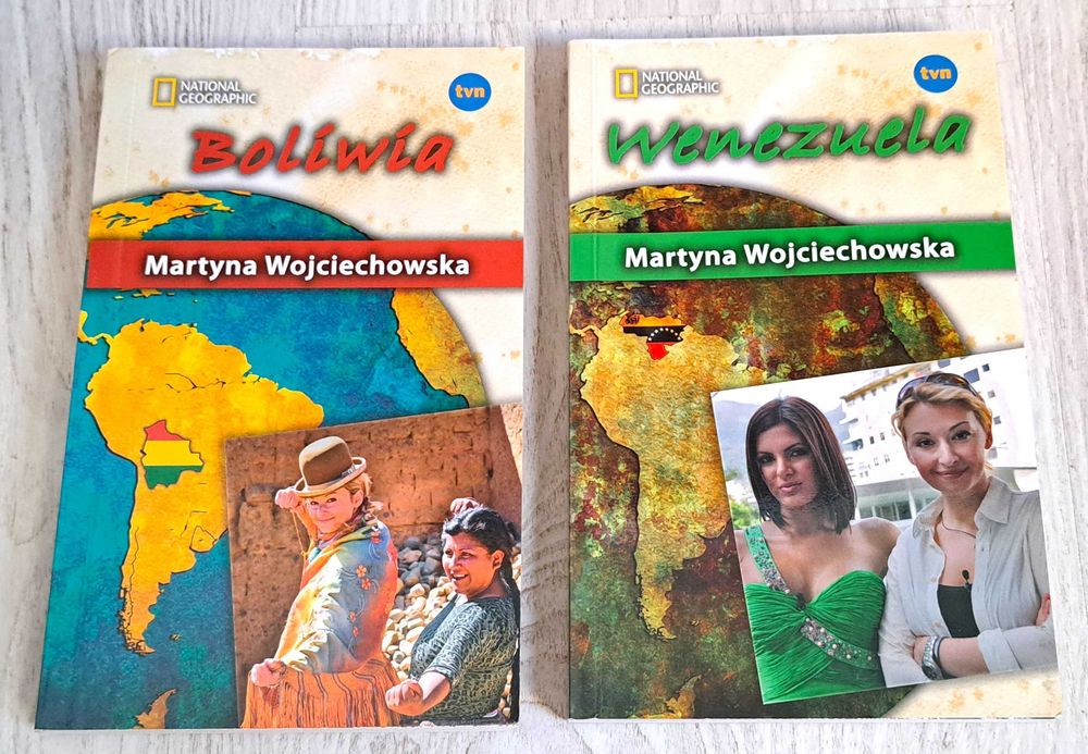 2x Martyna Wojciechowska Boliwia + Wenezuela BDB National Geographic