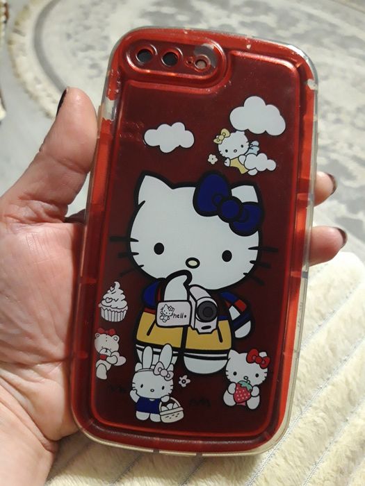 Чохол чехол корпус силіконовий iPhone 7+ 8+ Plus Hello Kitty