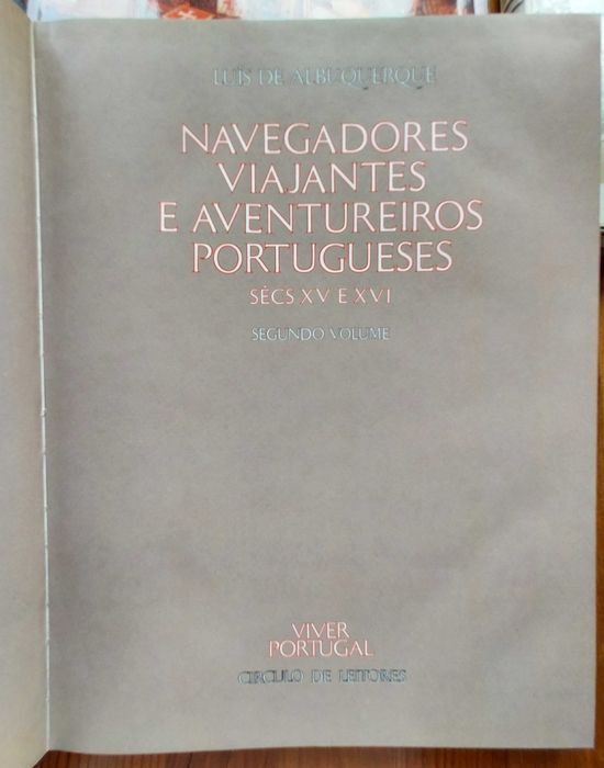 Navegadores e viajantes portugueses - 2 volumes grandes