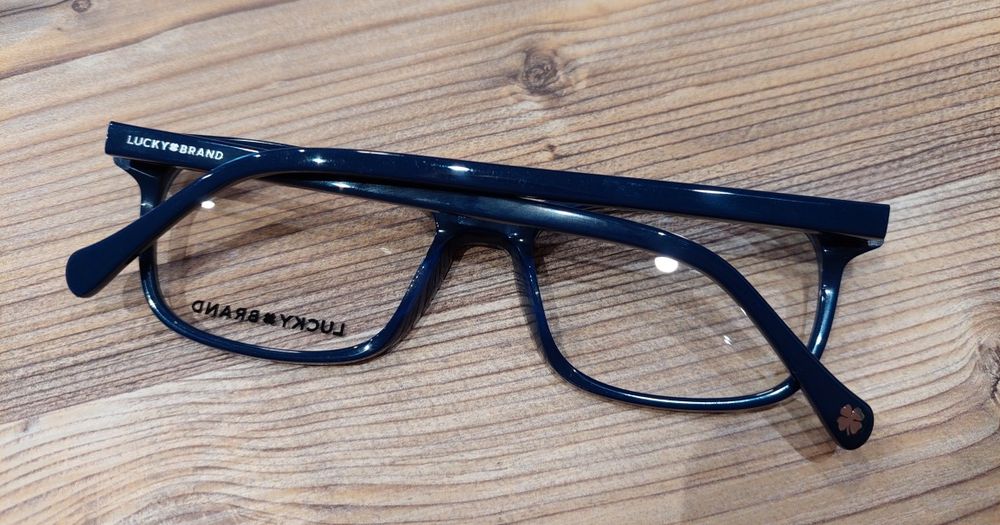Темно-синие оправы под линзы от Lucky Brand! USA! Унисекс!