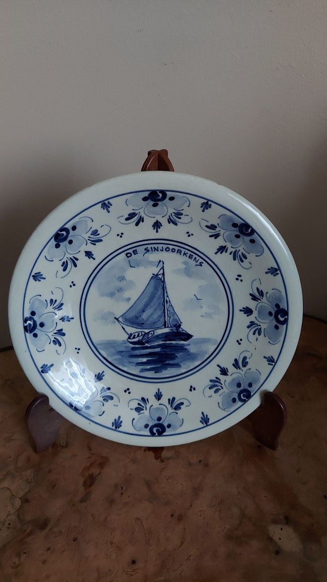 Delft  - Talerze - Holandia- Porcelana  - Vintage