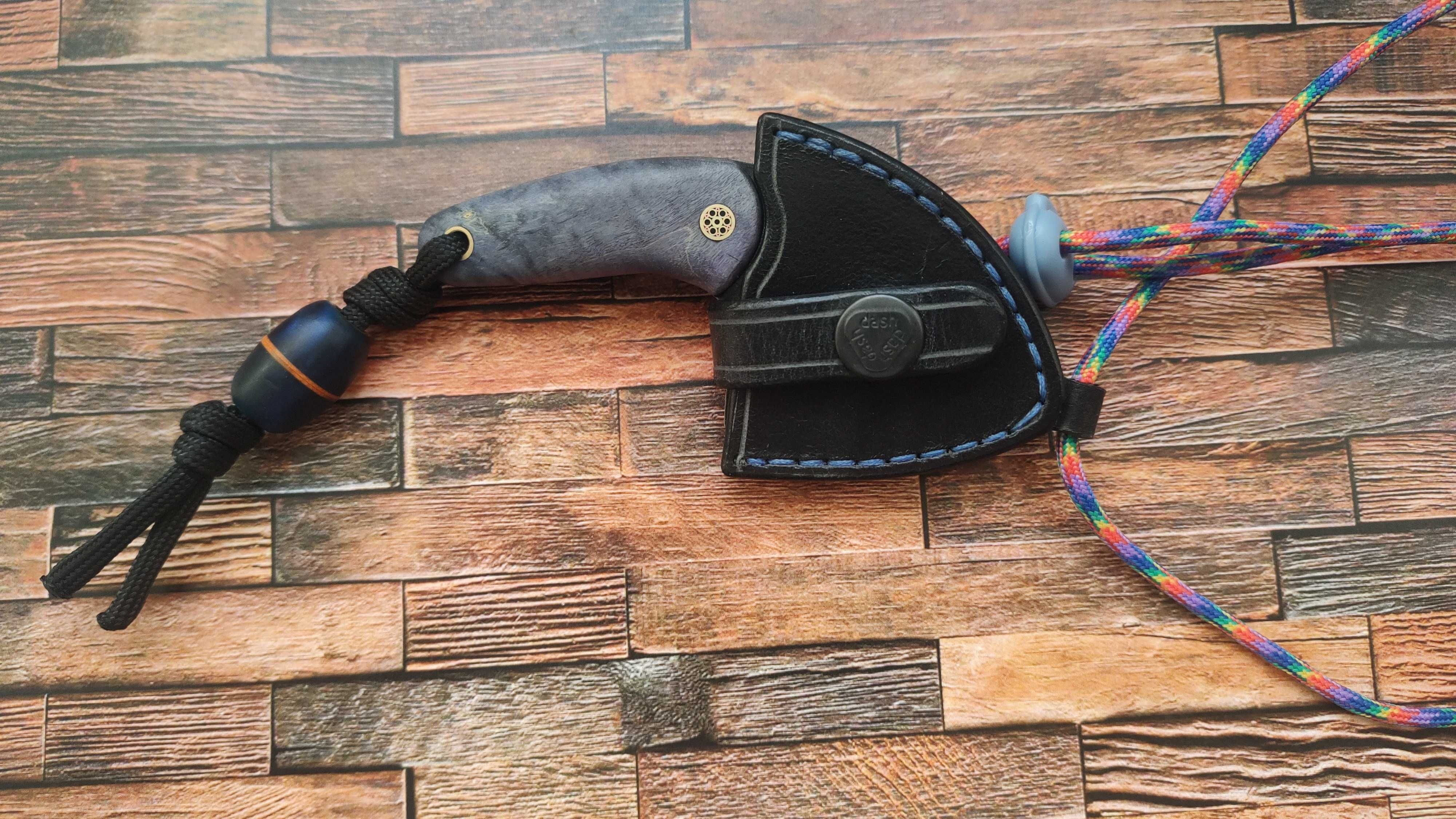 Nóz ZZ Custom, Krewetka, D2, stabilizowany