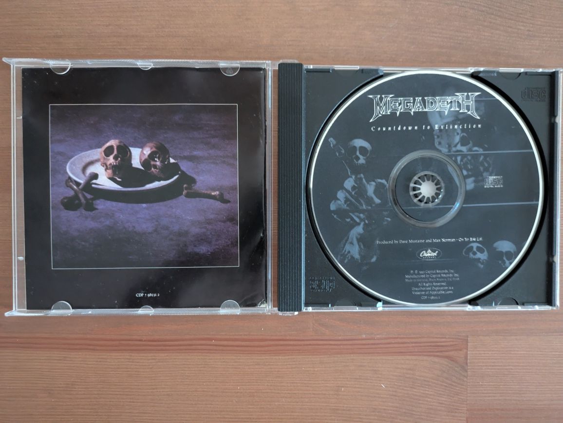 CD " Countdown to Extinction " Megadeth 1992 (Como Novo)