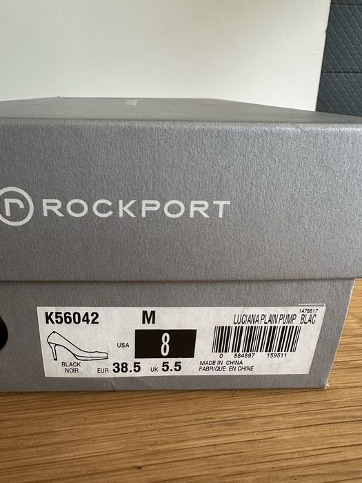 Sapatos de salto alto em pele da rockport