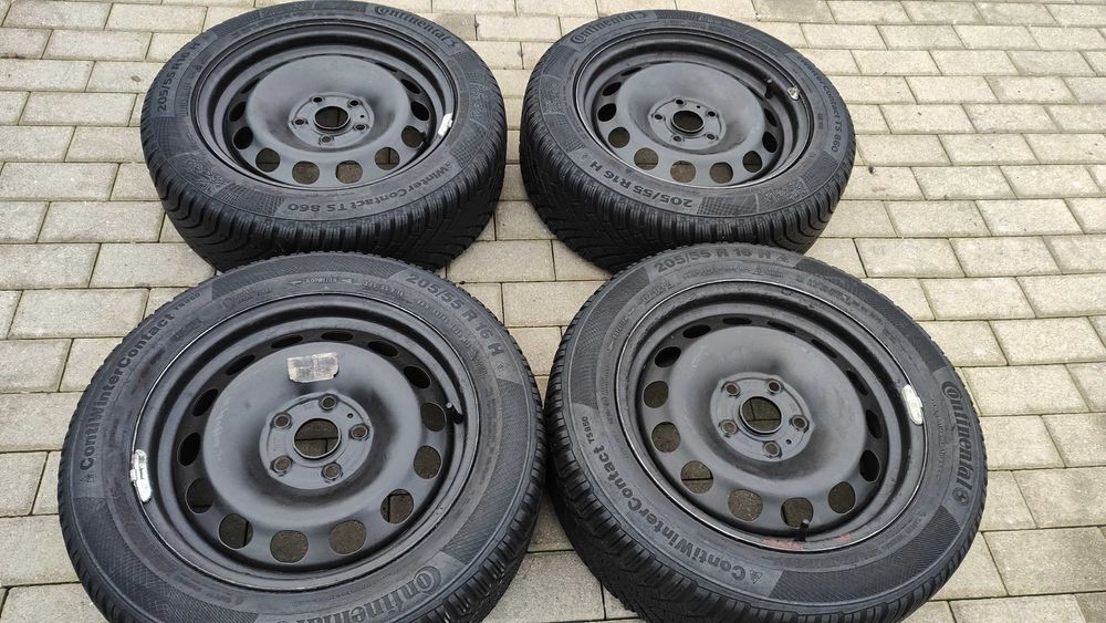 Koła Zimowe 205/55/16 VW Touran Passat Audi A3 A4 Octavia MB