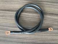 Kabel spawalniczy OS-25mm2 z końcówkami (oczka, dł. kabla ok. 1m)