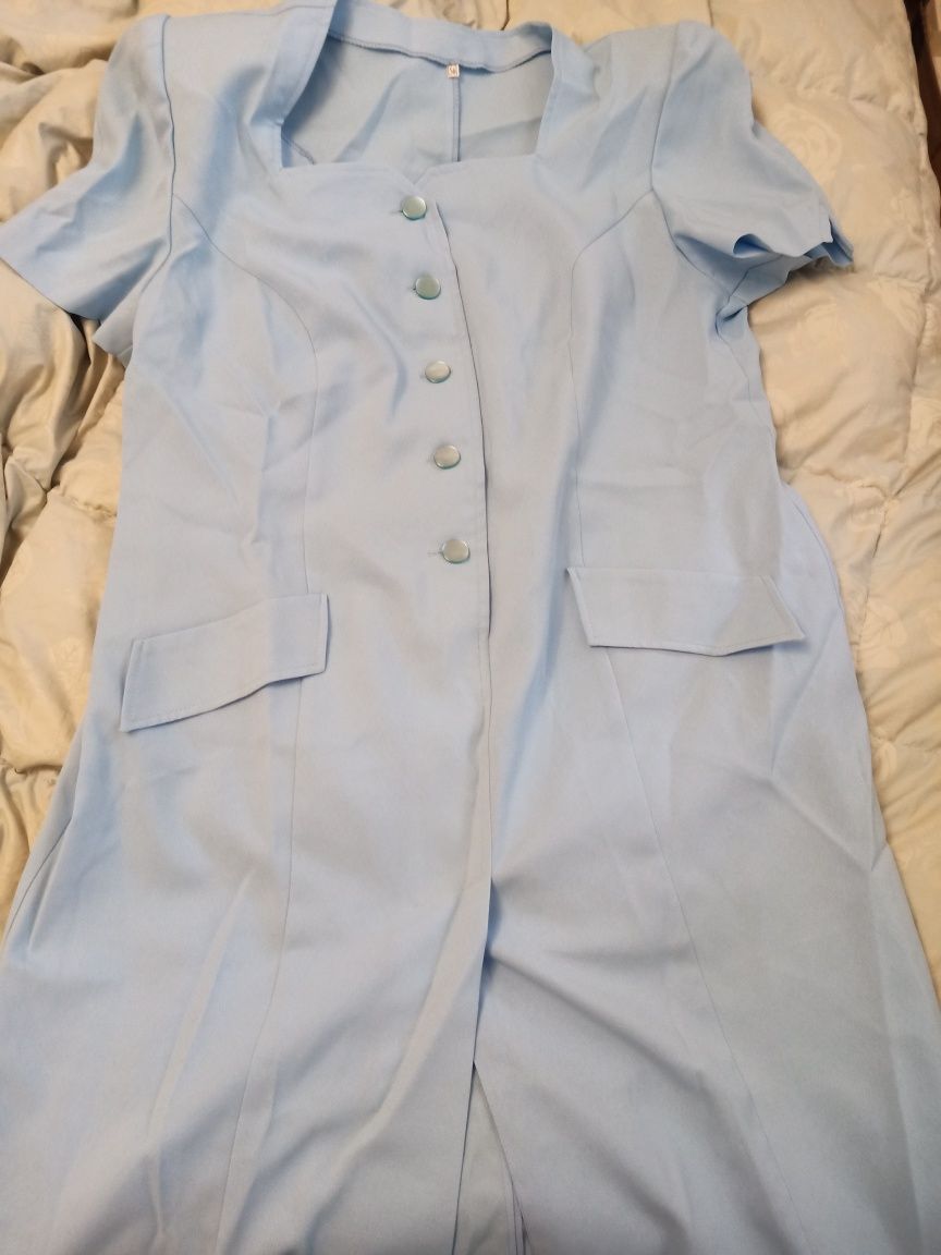 Плаття блакитне розмір 54
