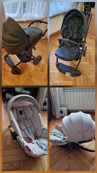 Zestaw Wuzek Adamex Lumi Air oraz fotelik cybex