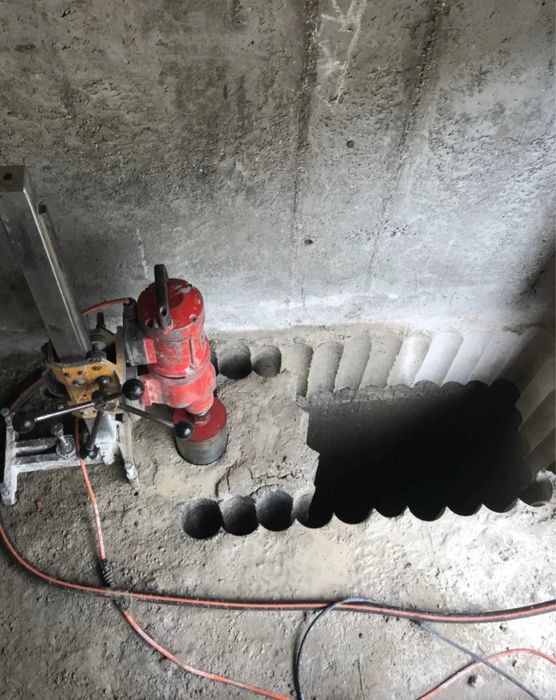 БЕЗ ШУМУ! Алмазне буріння. Свердління отворів. Резка бетона