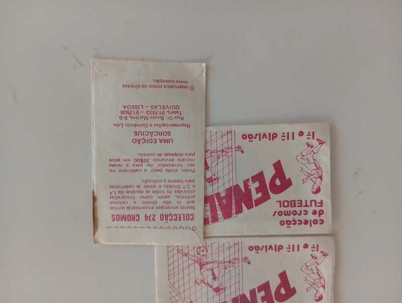 Cromos penalty saqueta novas