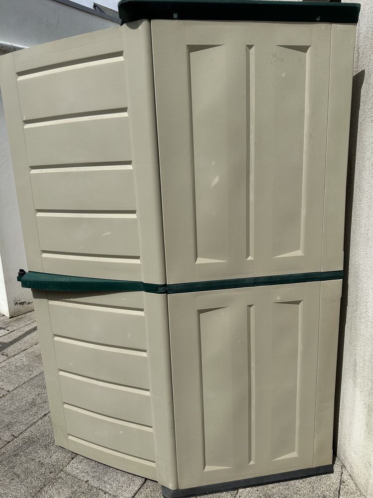Armário abrigo para exterior / jardim com fecho