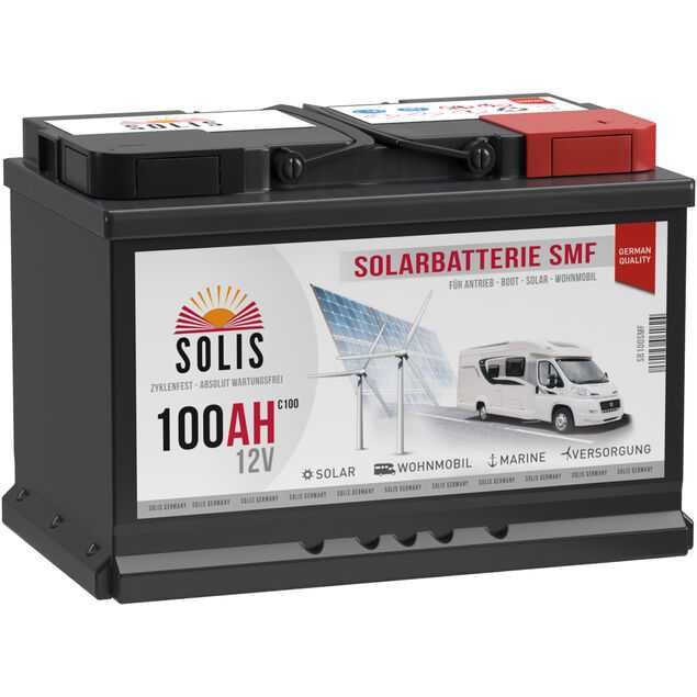 AKUMULATOR SOLIS Solarbatterie 12V 100Ah