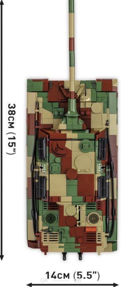 Klocki cobi 2580 czołg Jagdtiger