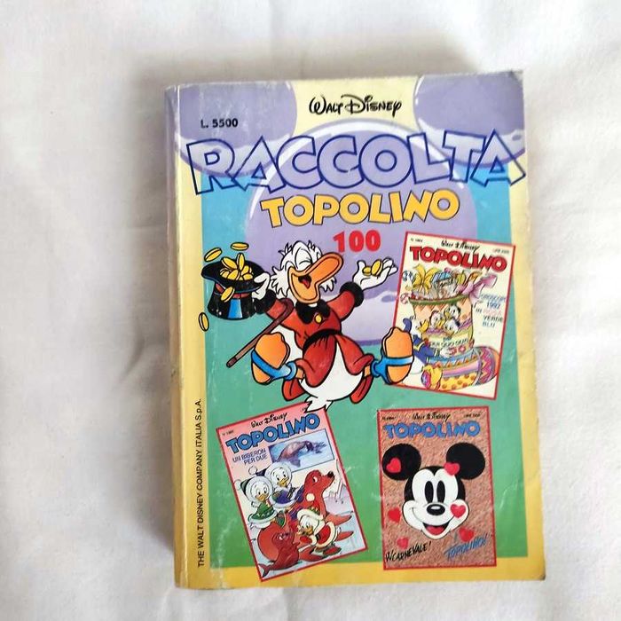 Raccolta Topolino #100 622 páginas em Italiano em muito bom estado