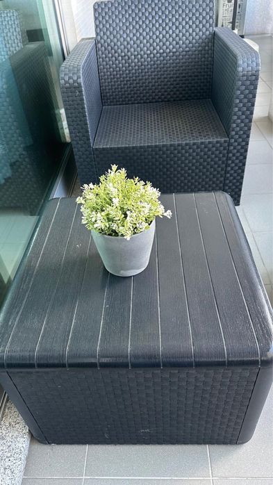 Vendo cadeiras e mesa de jardim