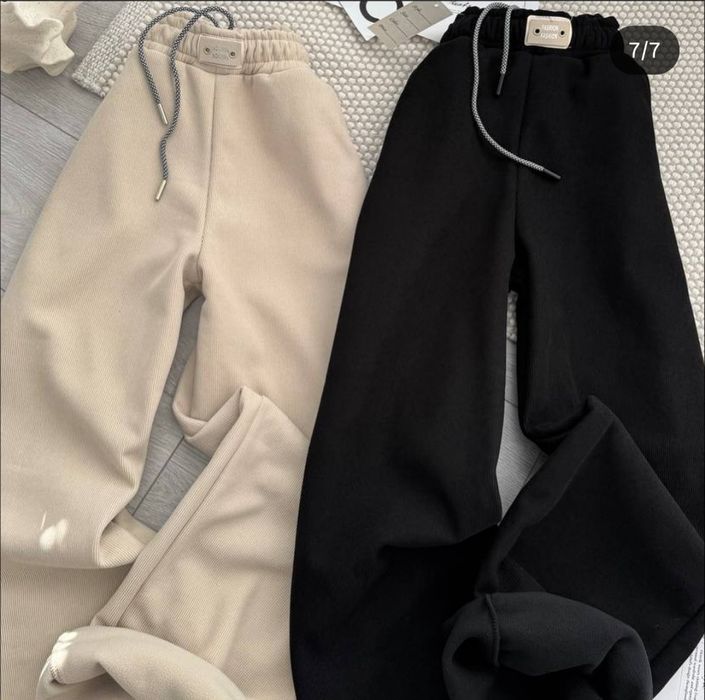 Вільветові теплі штани палаццо