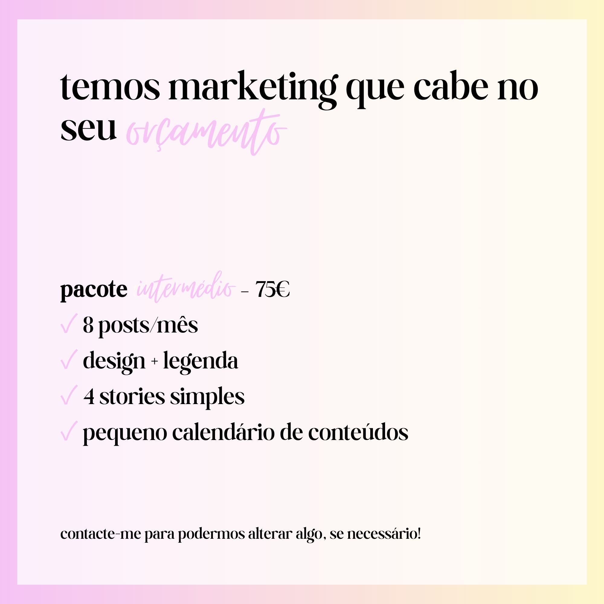 serviço de marketing