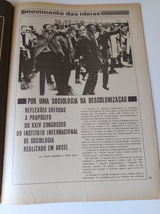 Revista seara nova 1974